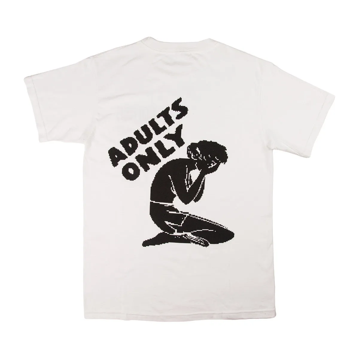 ADULTS ONLY! TEE - WHITE