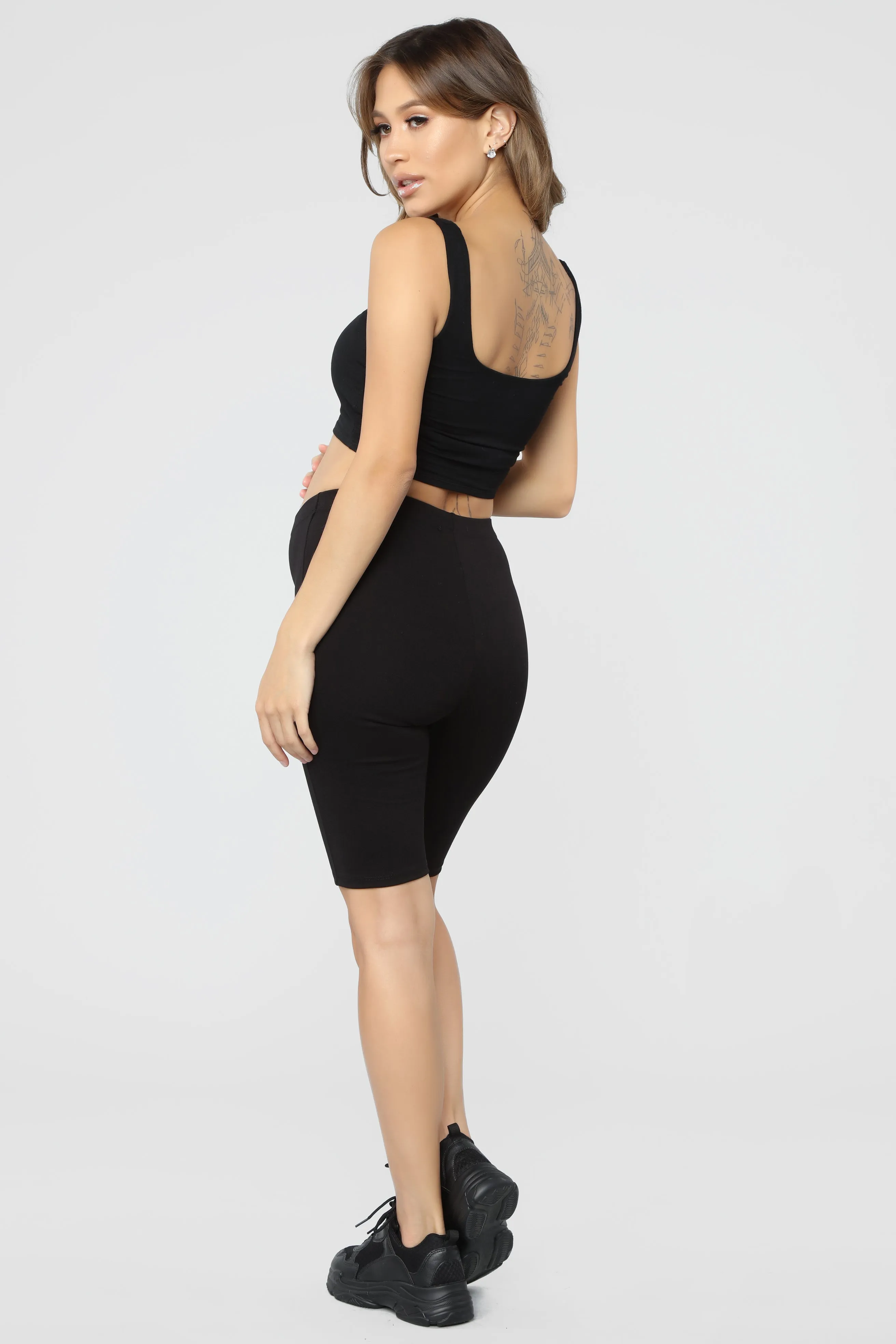 Almost Everyday Biker Shorts - Black