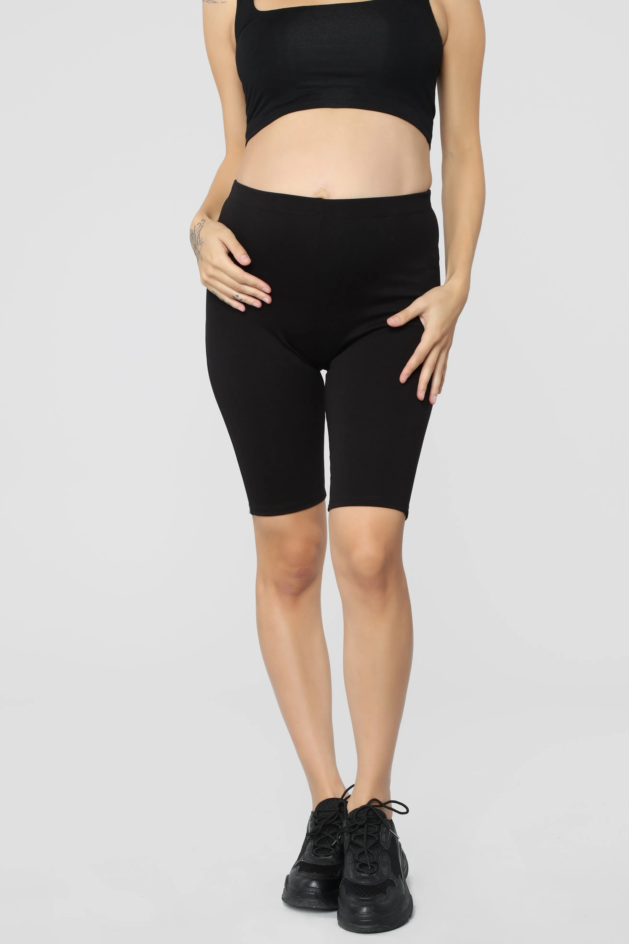 Almost Everyday Biker Shorts - Black