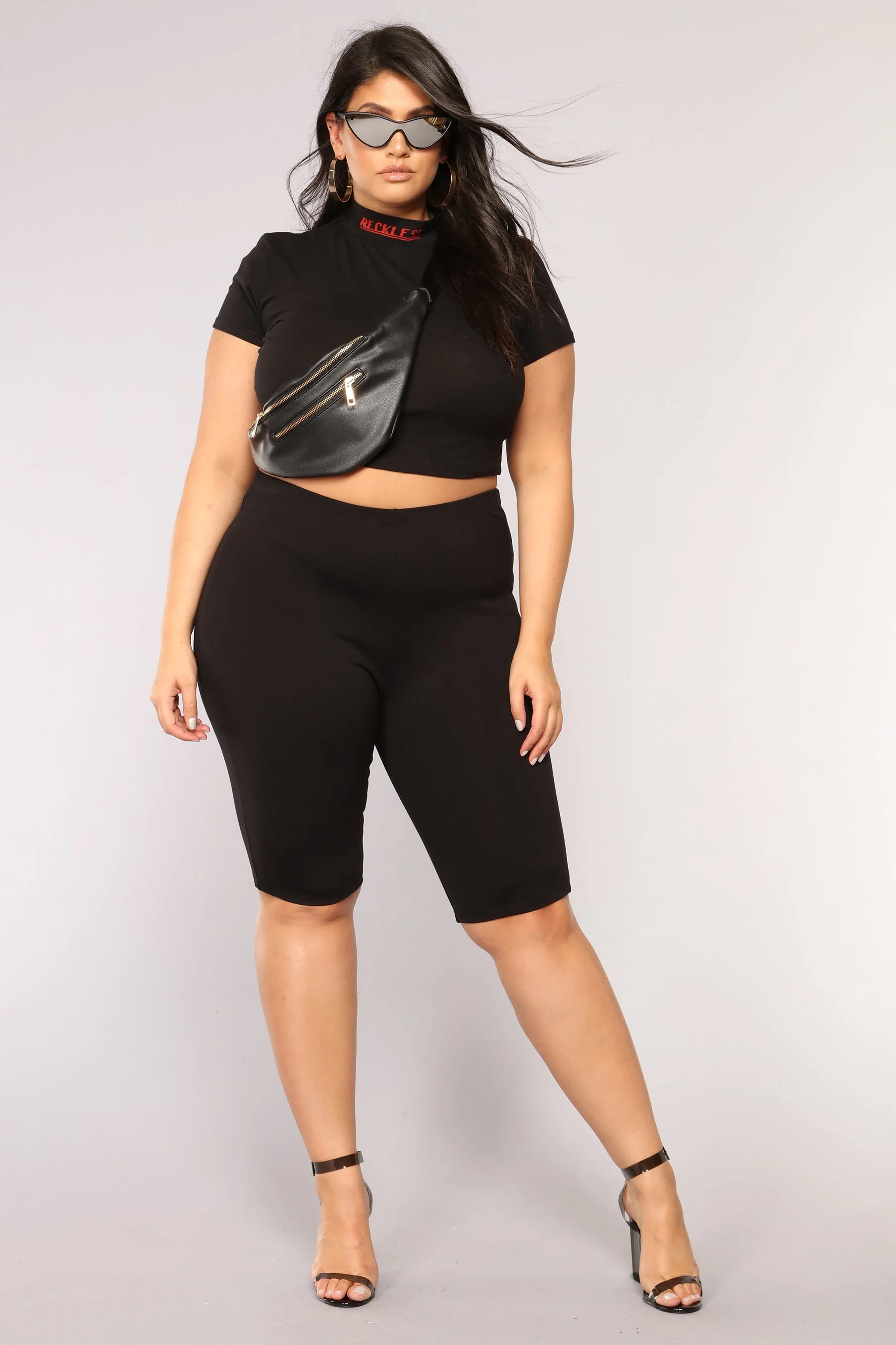 Almost Everyday Biker Shorts - Black