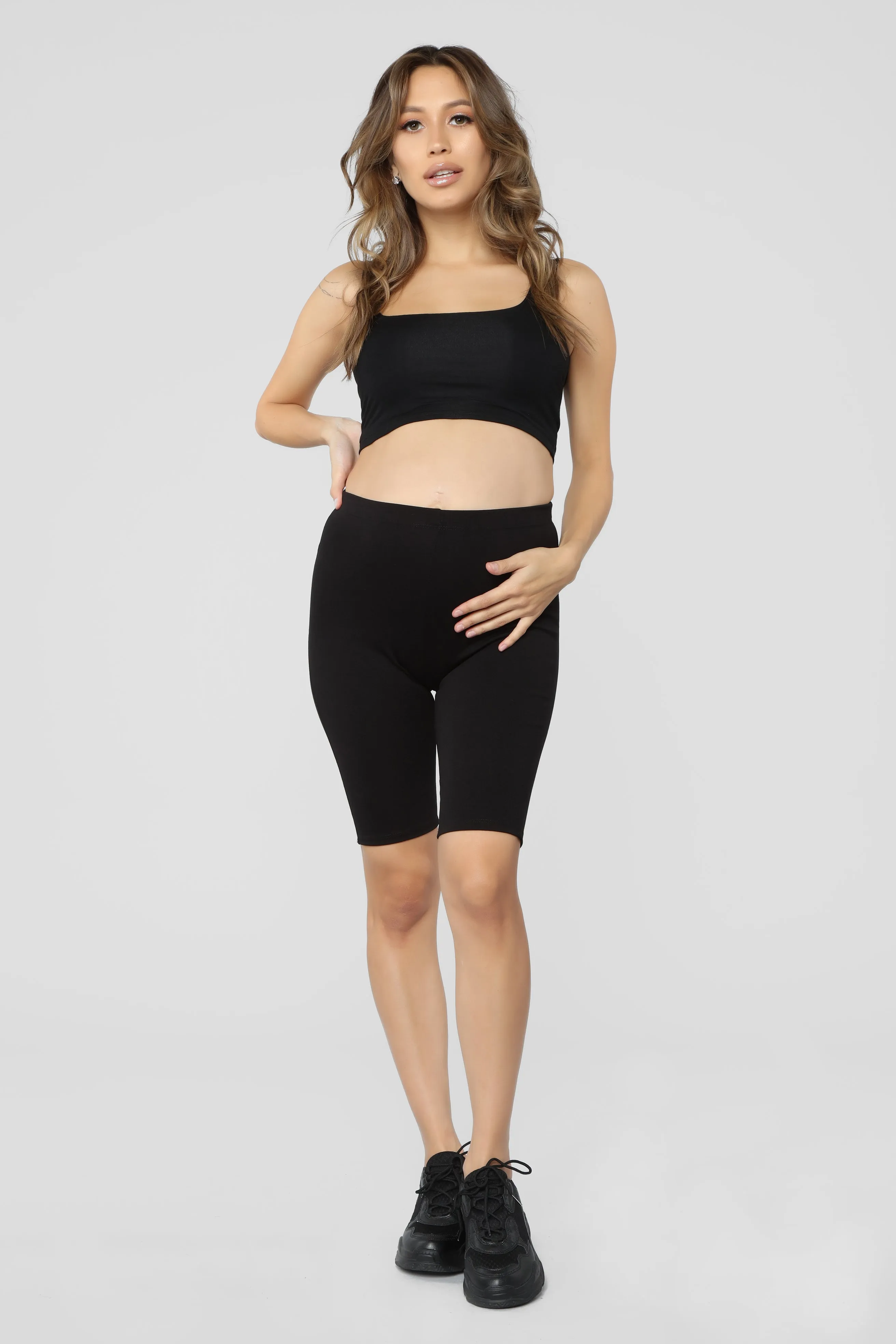 Almost Everyday Biker Shorts - Black