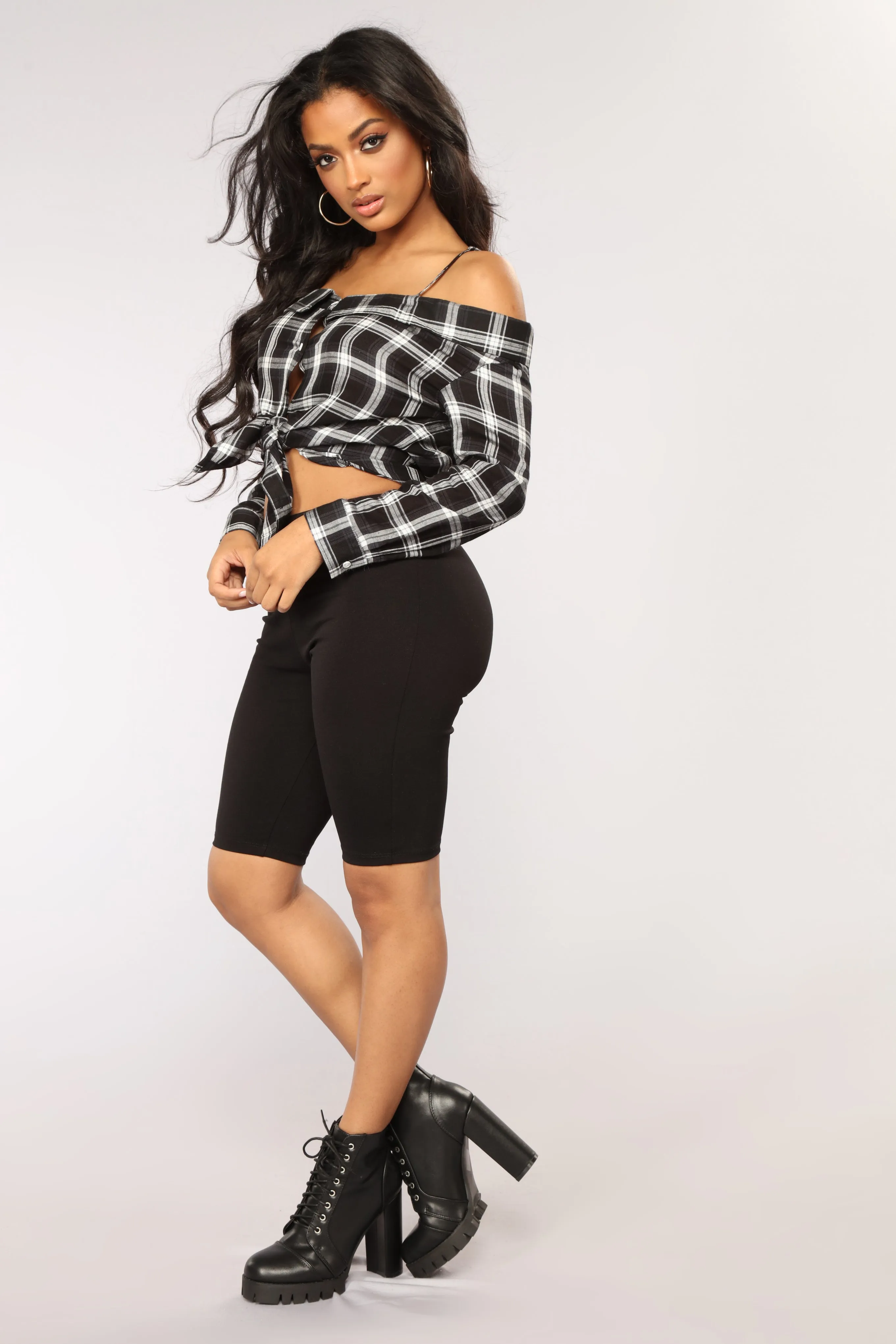 Almost Everyday Biker Shorts - Black