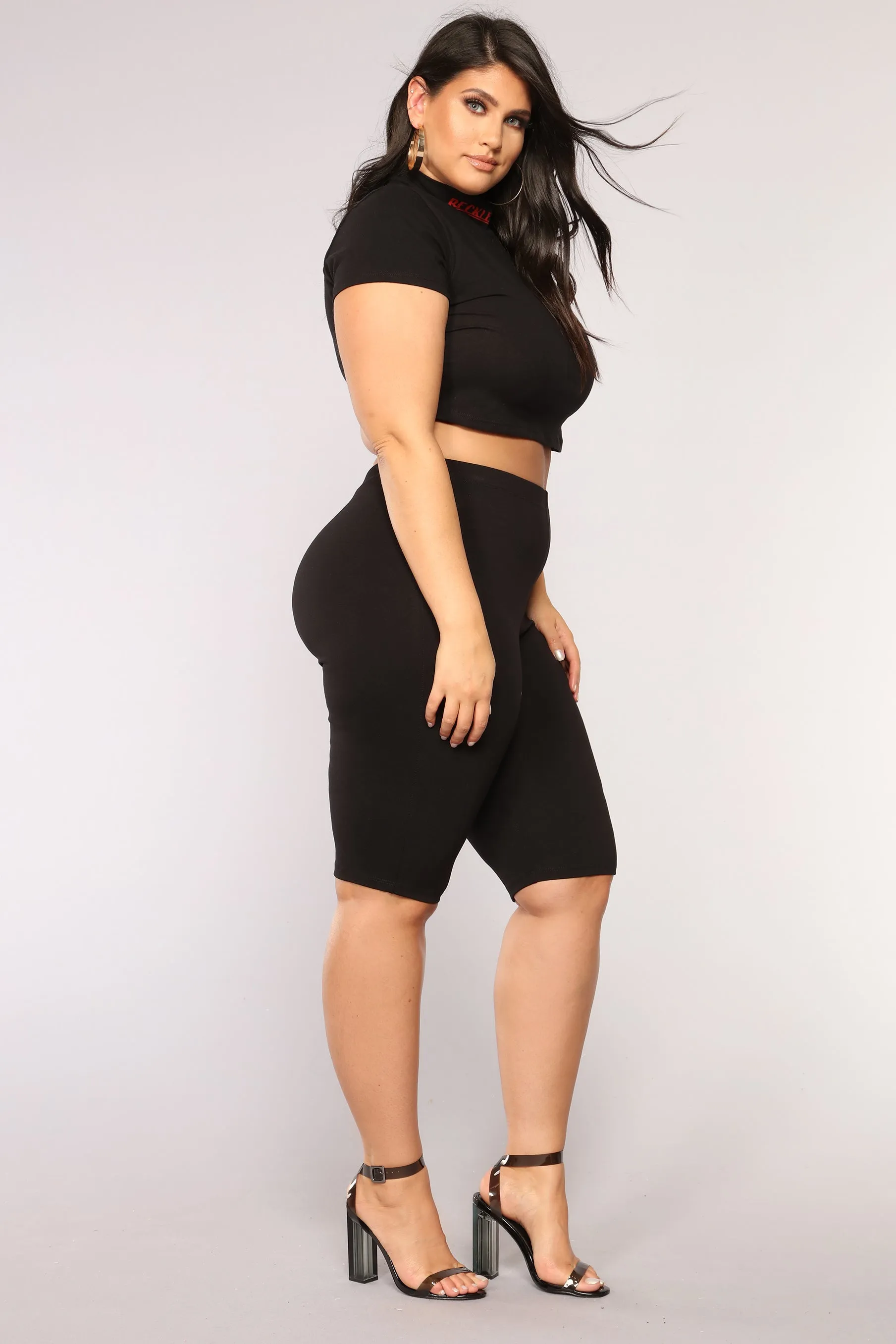 Almost Everyday Biker Shorts - Black