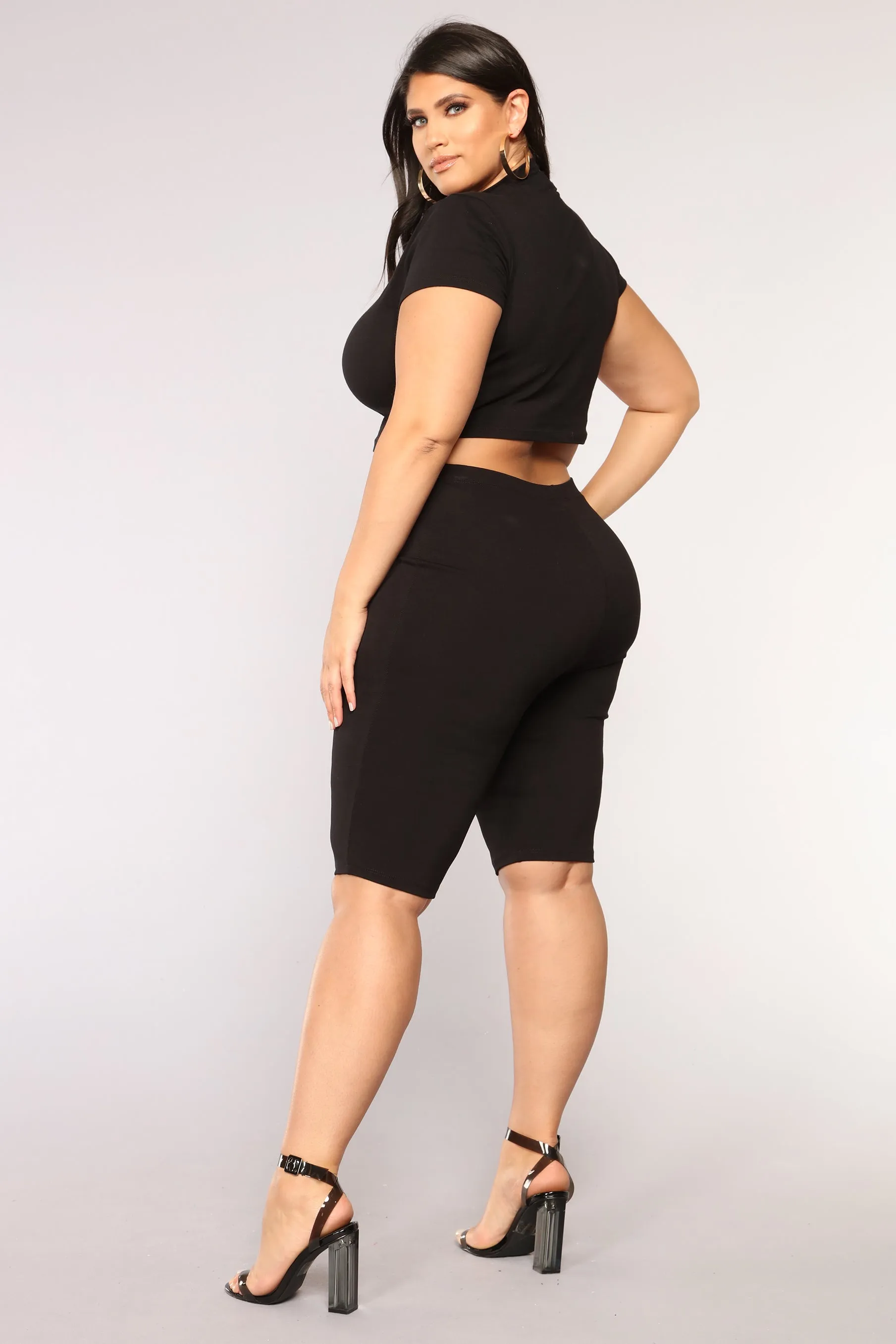 Almost Everyday Biker Shorts - Black