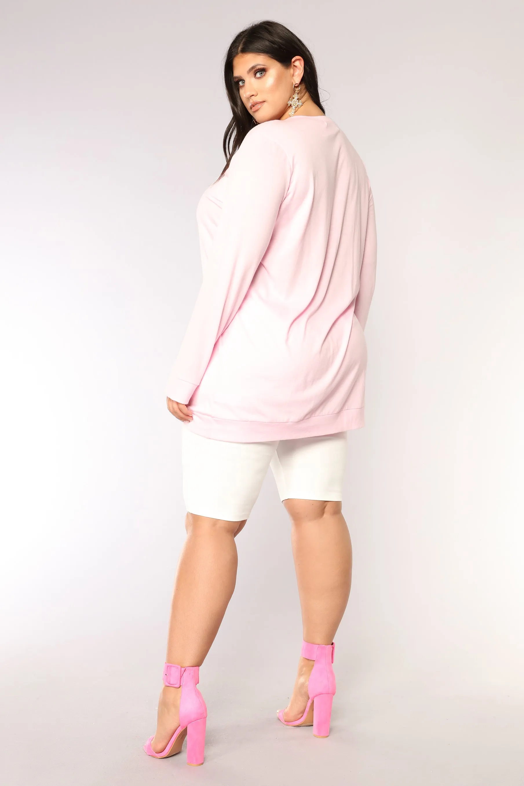 Almost Everyday Biker Shorts - White
