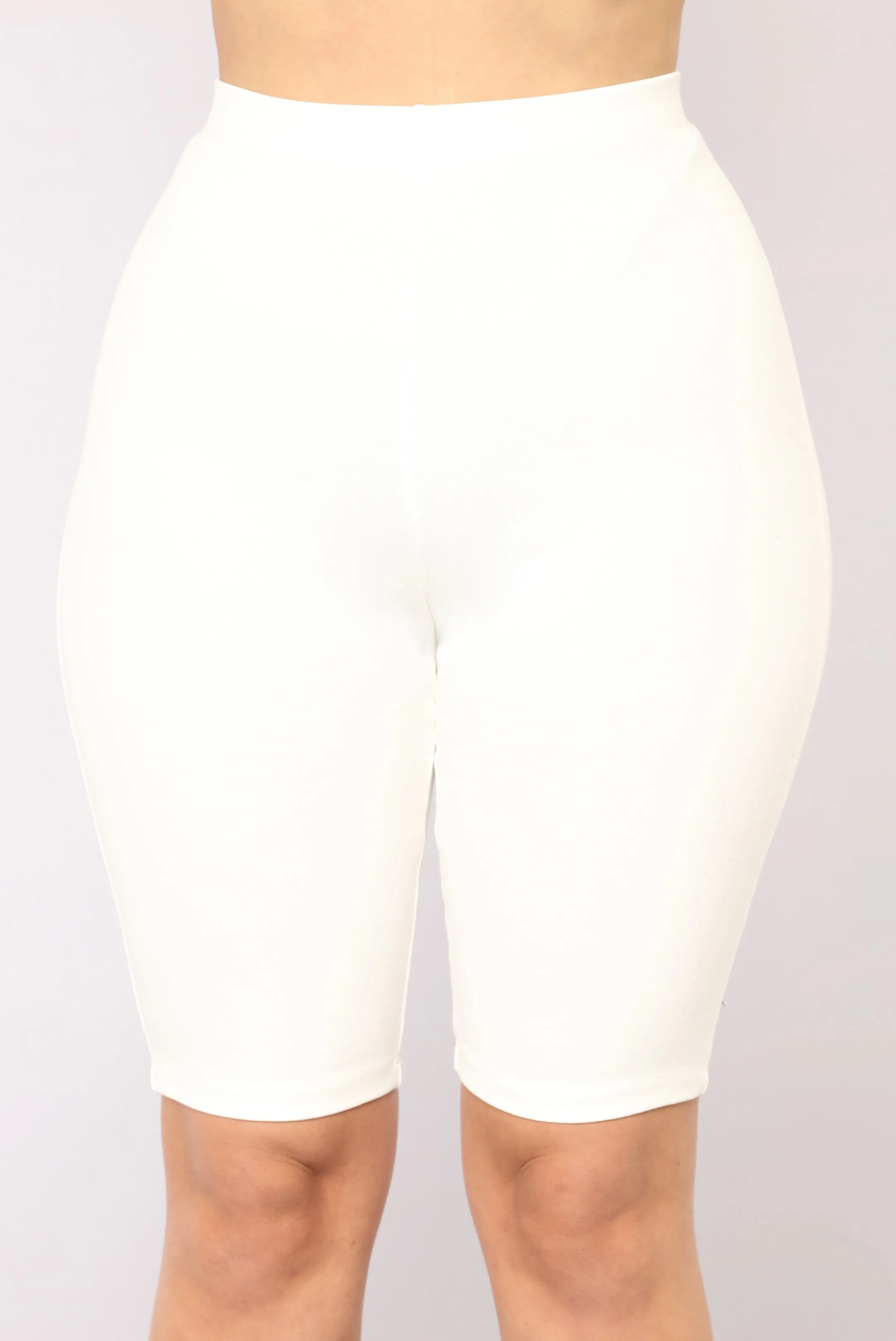Almost Everyday Biker Shorts - White