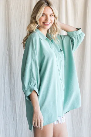 Aloe Button Down Top