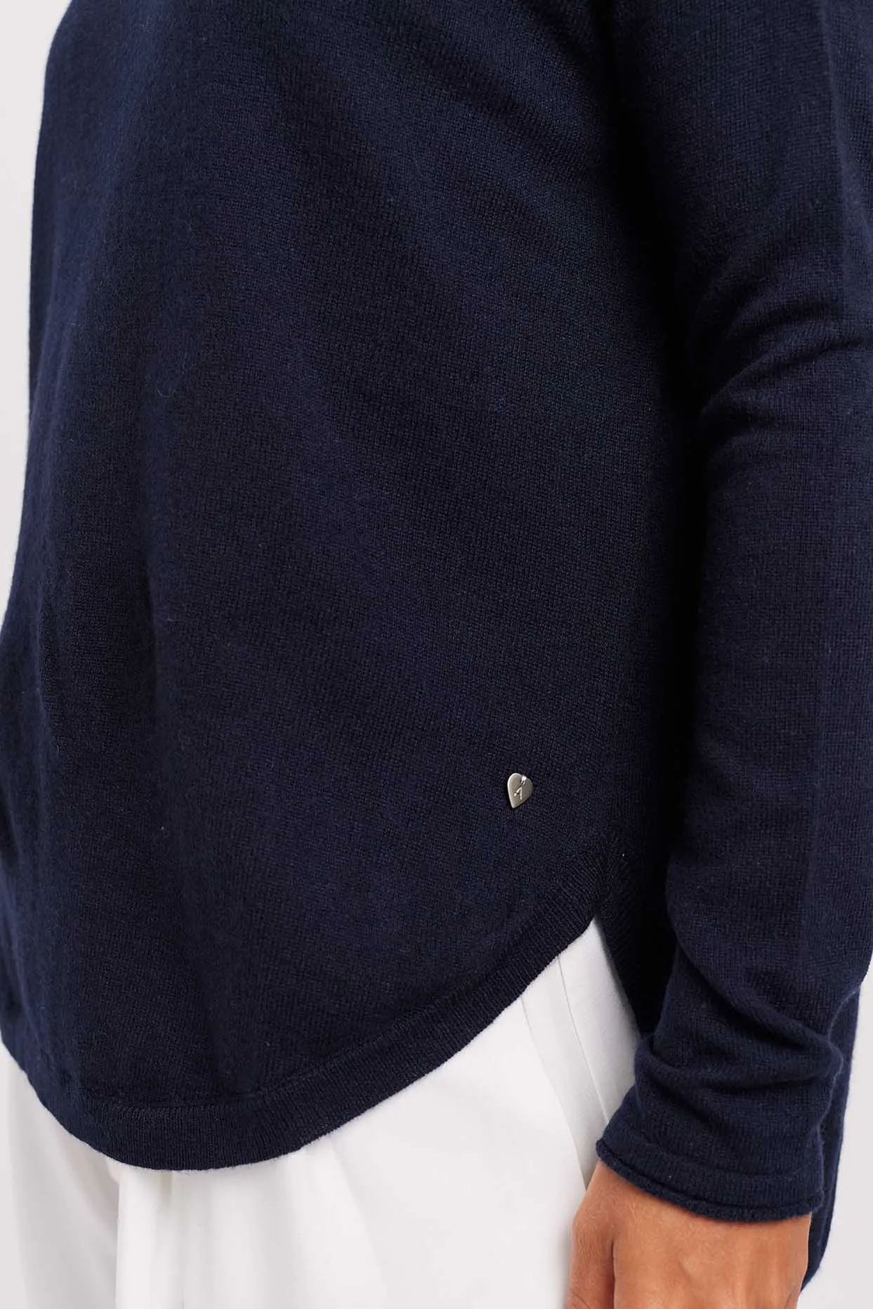 Baby Belle Cashmere Sweater in Navy