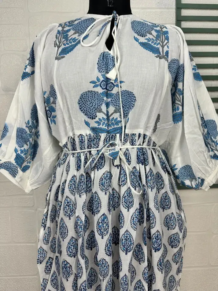 Boho Pure Cotton Maxi Dress Soft Breathable Sustainable Clothing For All Occasions | Perfect Gift For Her