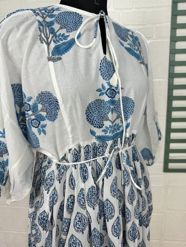 Boho Pure Cotton Maxi Dress Soft Breathable Sustainable Clothing For All Occasions | Perfect Gift For Her