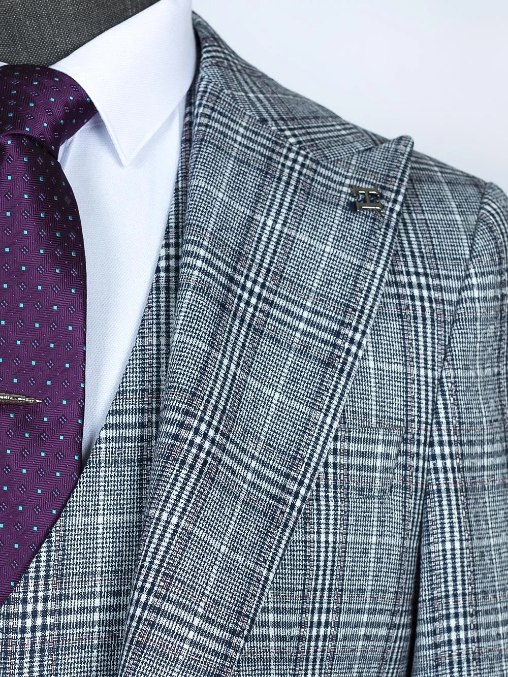Bryant Blue Set Blazer Linen Suit