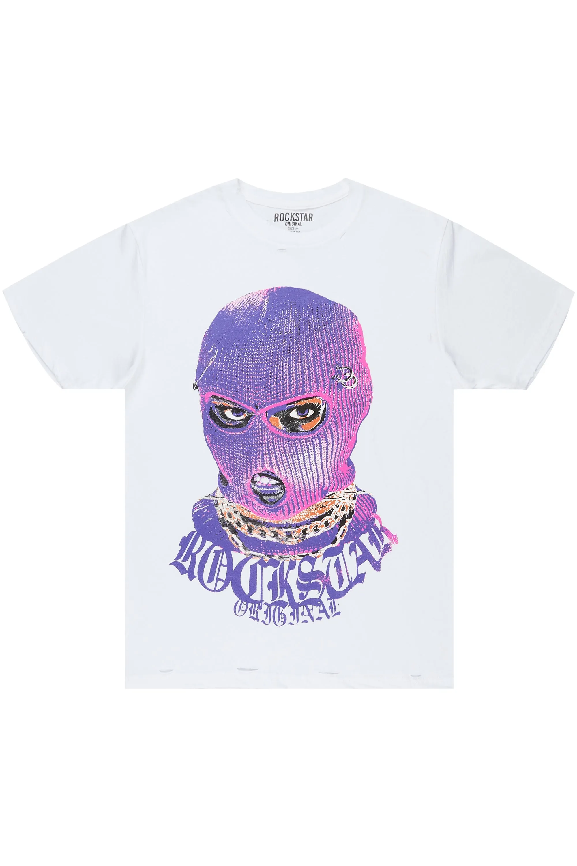 Catch Her White Oversized Tee