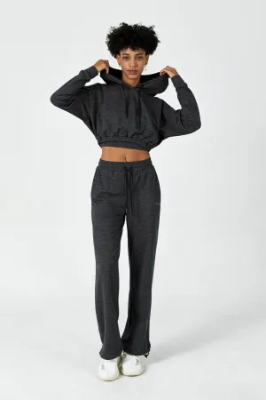 CloudFleece™ Cropped Hoodie & Wide Leg Sweatpant Set