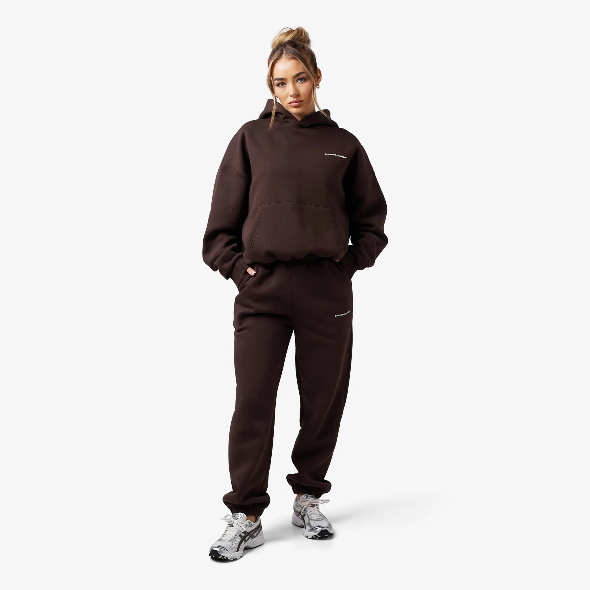 Core Logo Cuffed Jogger | Coffee