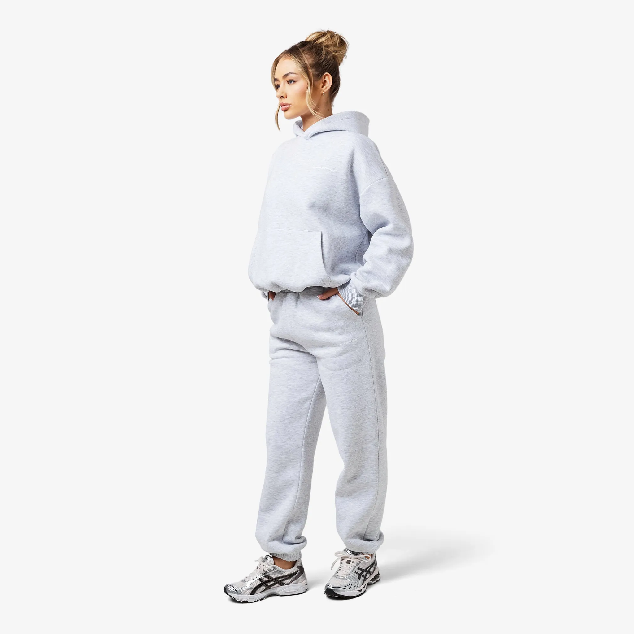 Core Logo Cuffed Jogger | Grey Marl