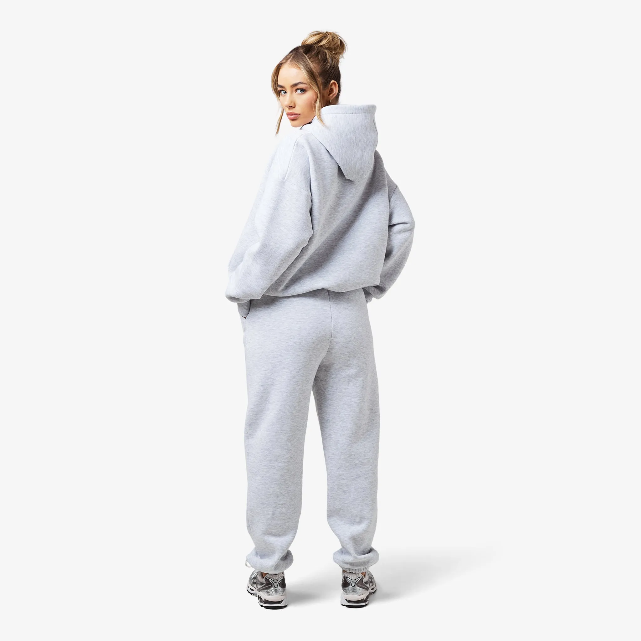 Core Logo Cuffed Jogger | Grey Marl
