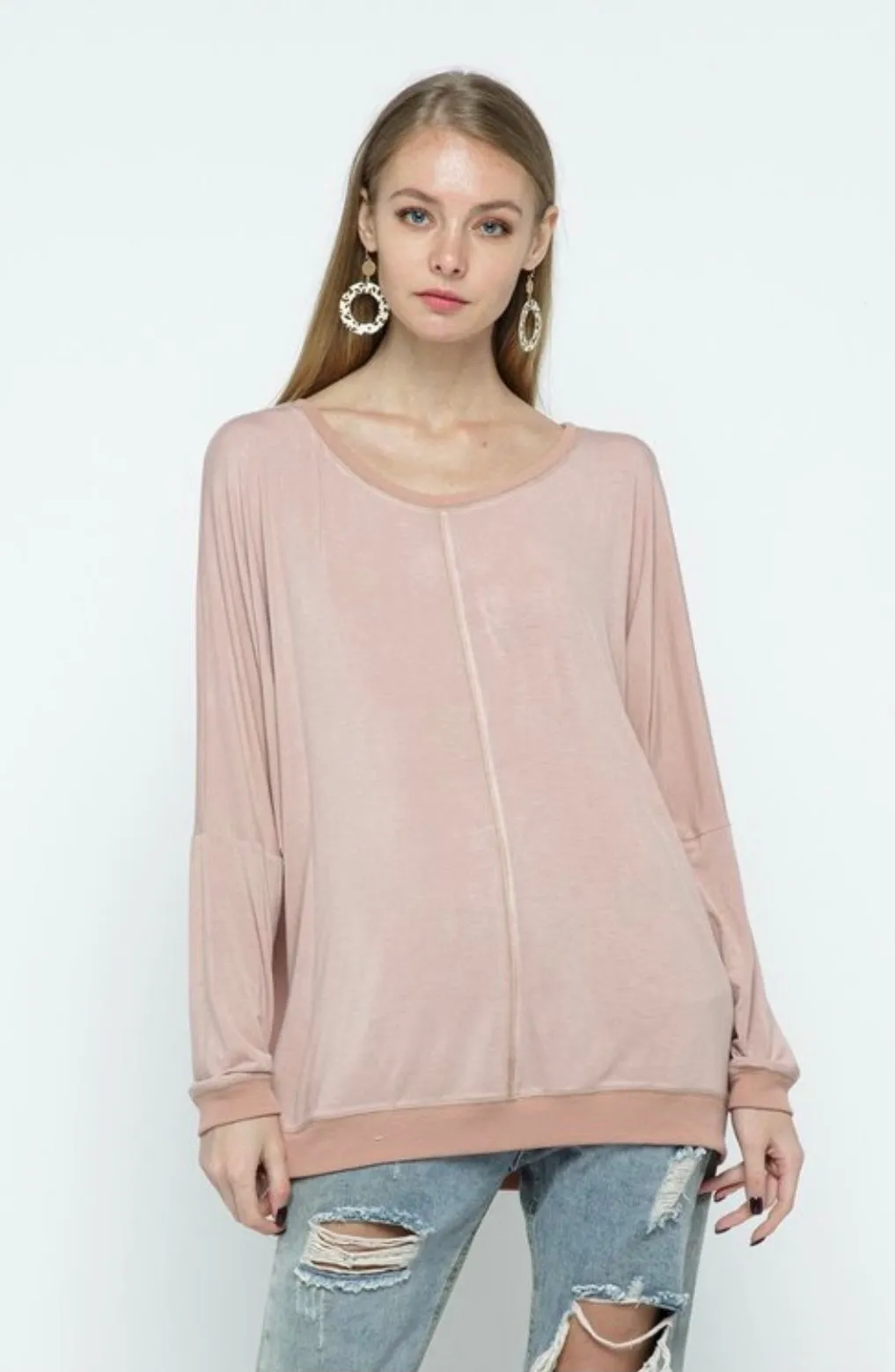 Darci Dolman Sleeve Pullover