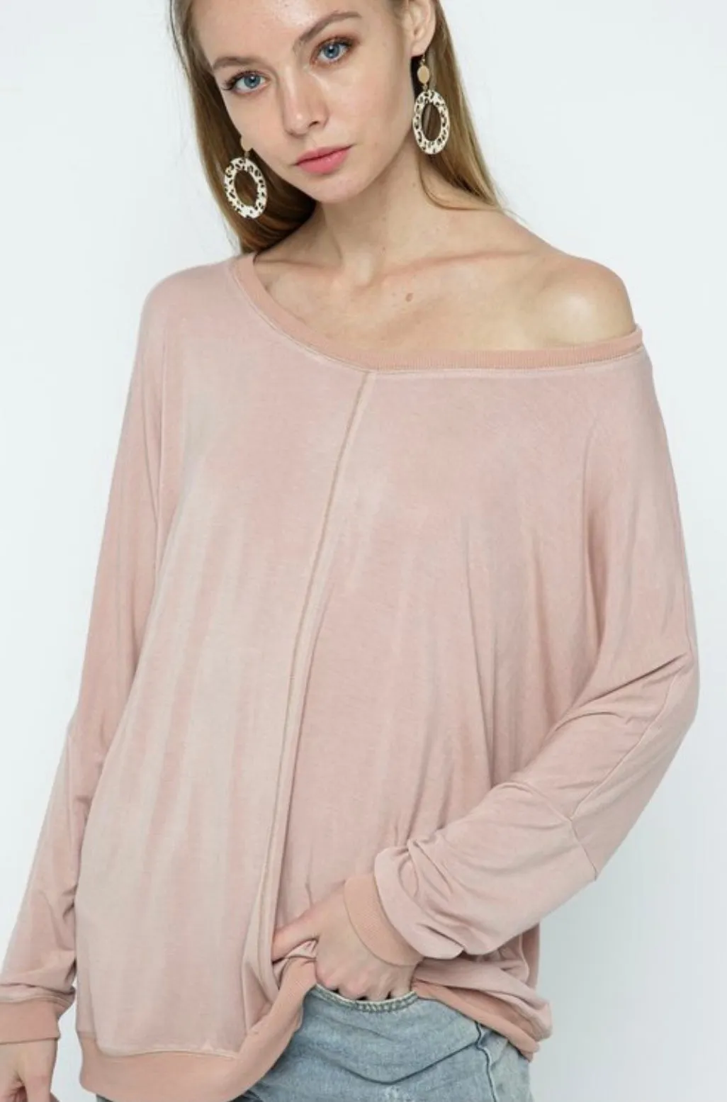 Darci Dolman Sleeve Pullover
