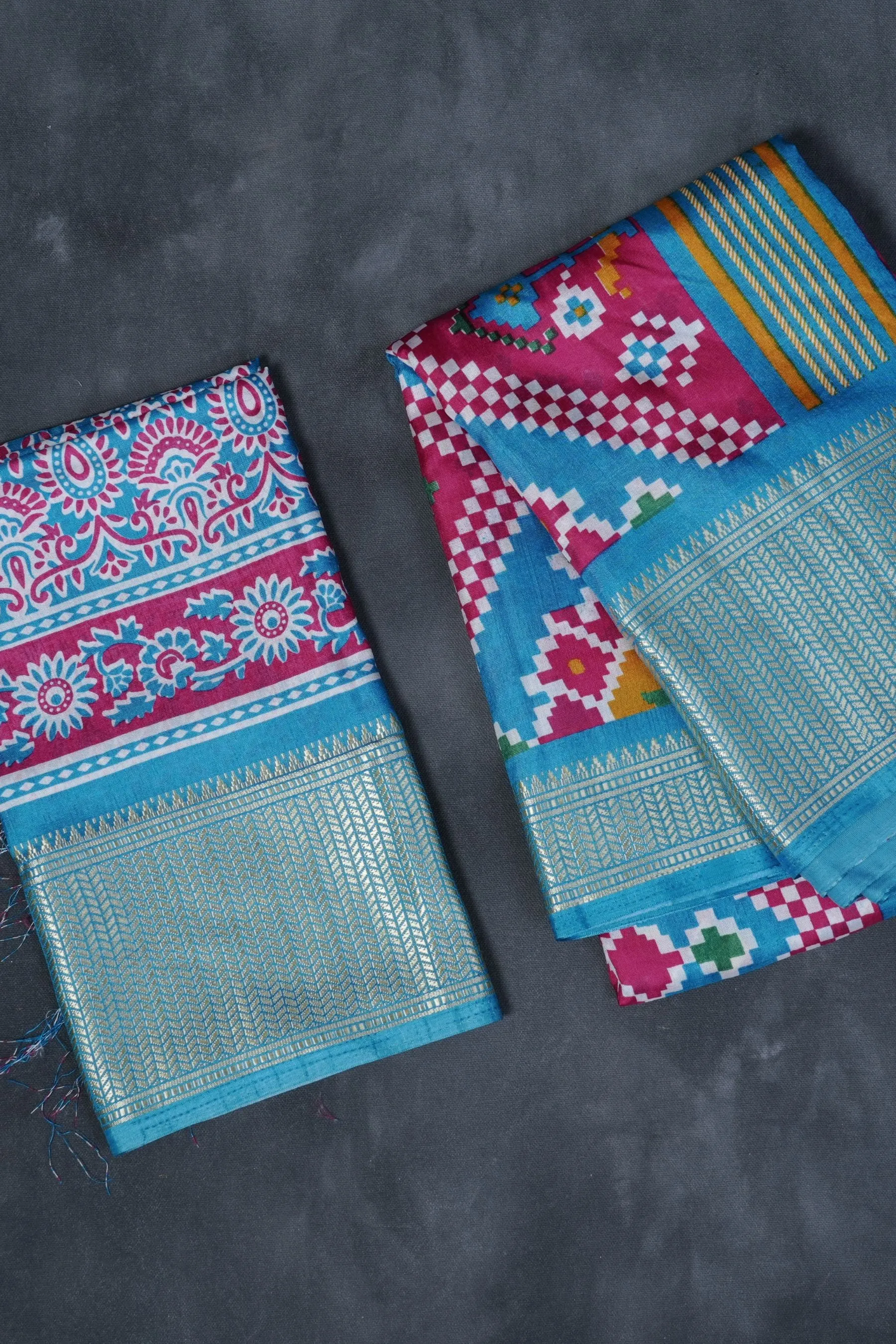 Elegant Kanchipuram Semi Silk Saree with Intricate Ikkat Design