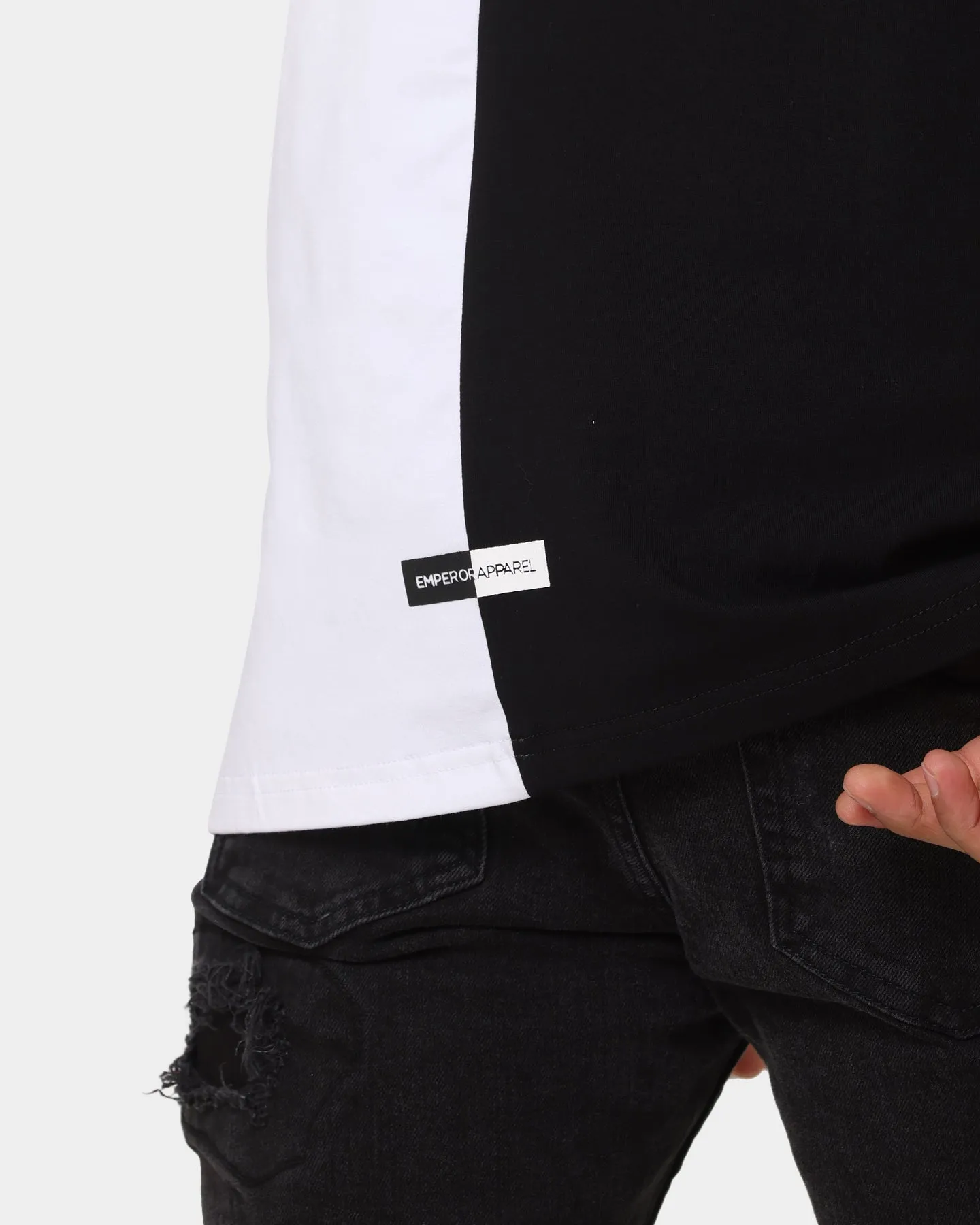 Emperor Apparel Split Hustle Short Sleeve T-Shirt Black/White