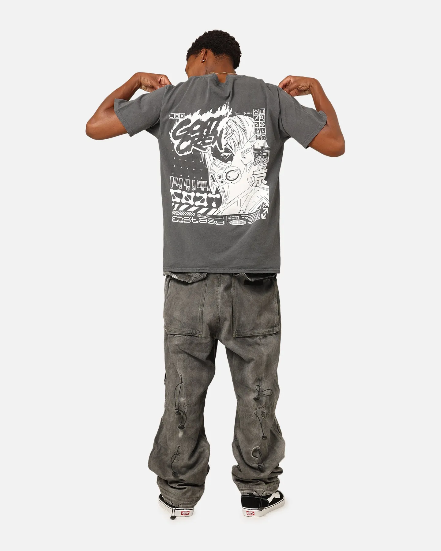 Goat Crew Lucyna T-Shirt Off Black