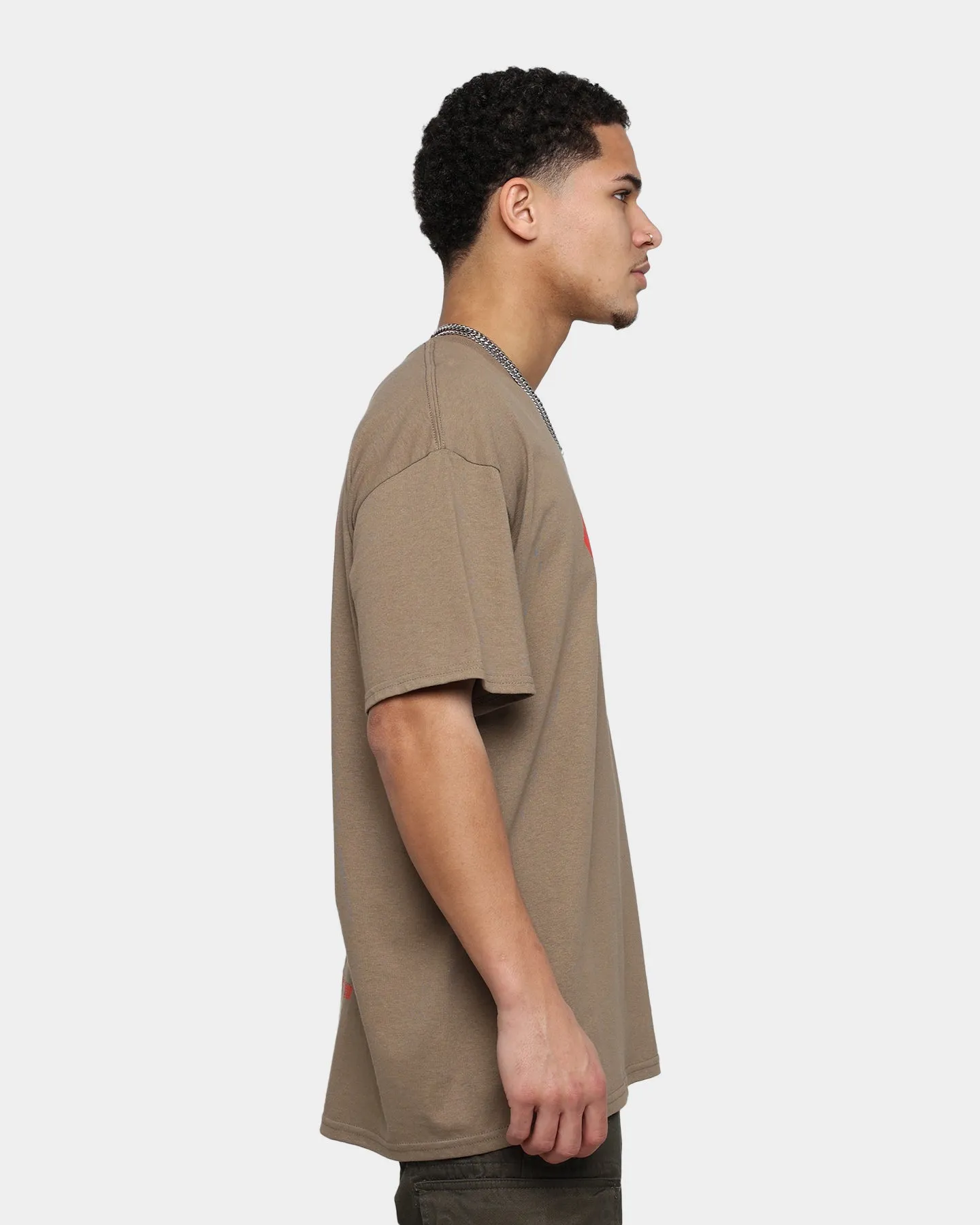 Goat Crew No Money No Honey T-Shirt Brown