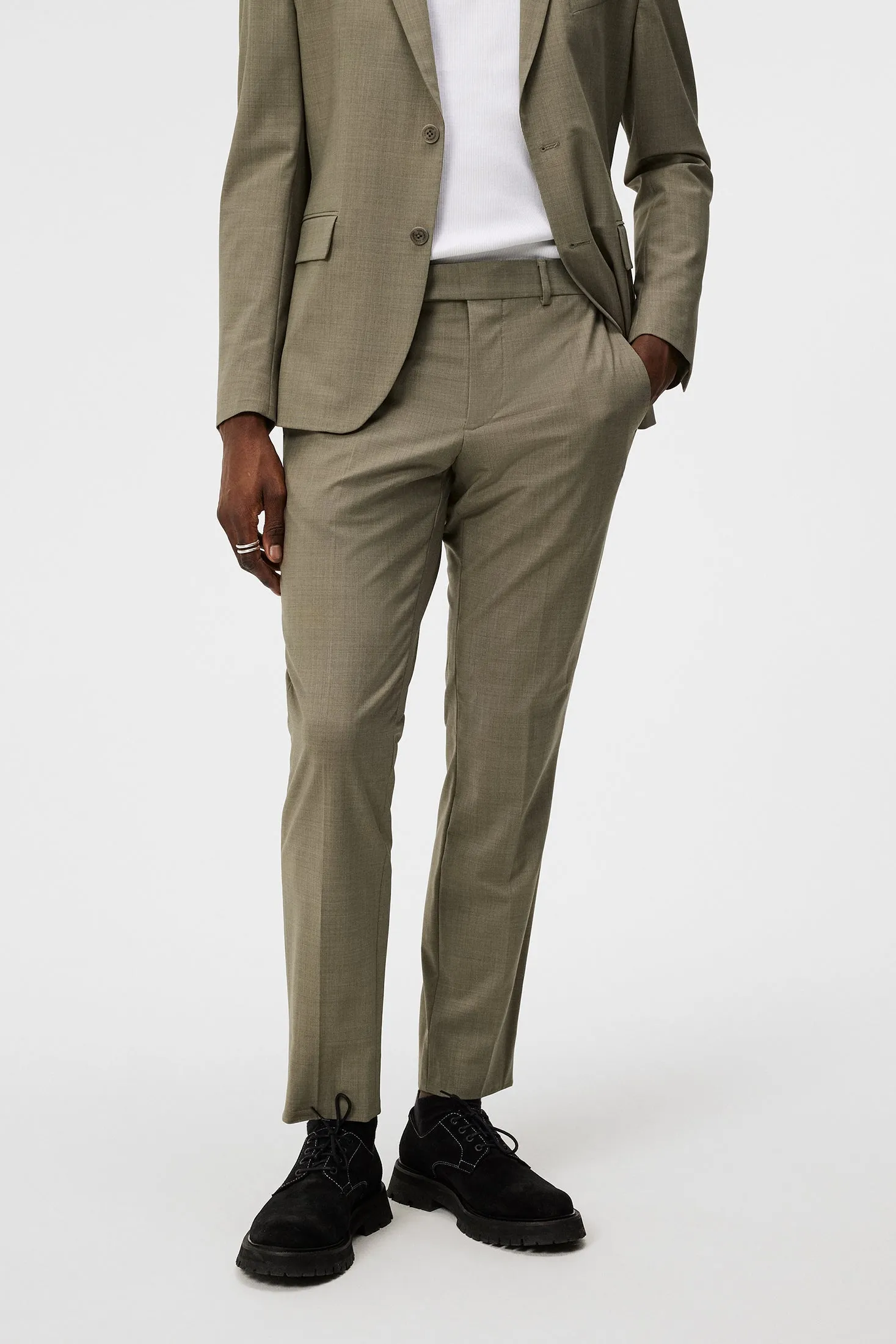 Grant Bi-stretch Pants / Oil Green