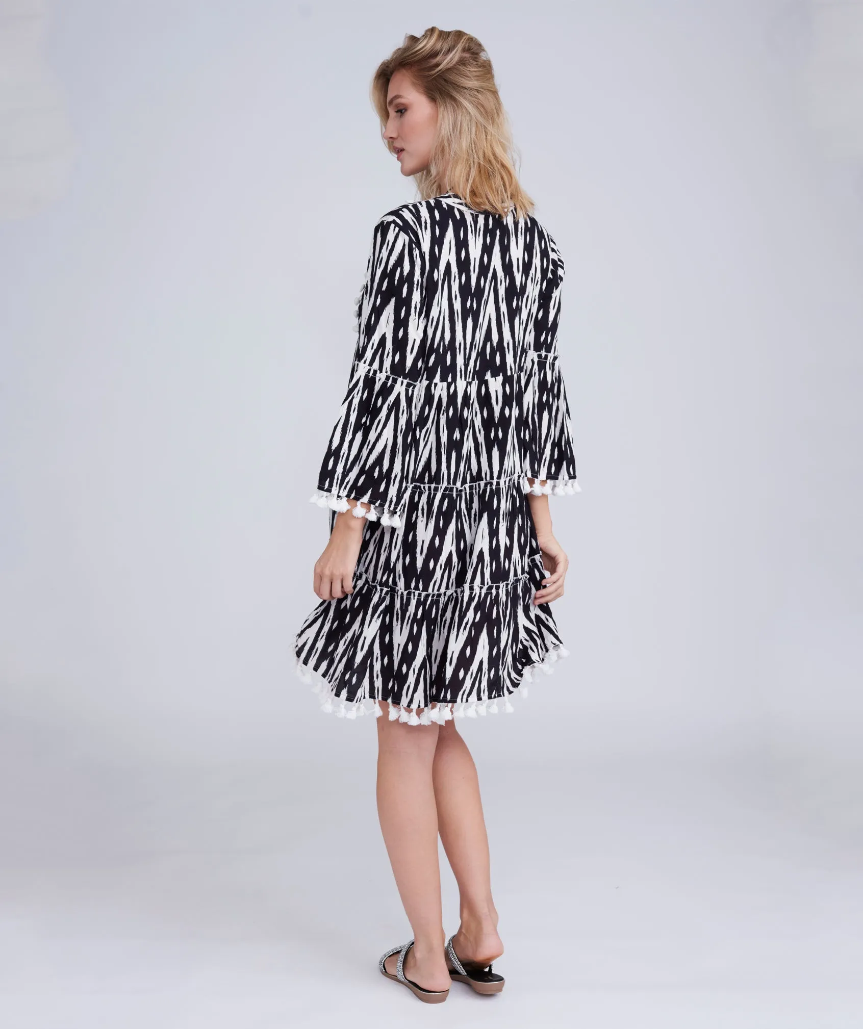 Kova Dress - Black/White
