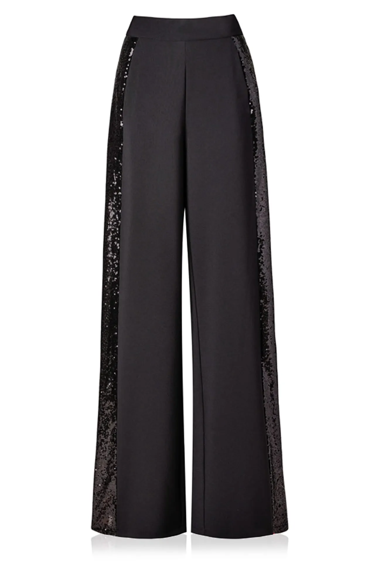 Kyle Richards Black Suit Side Sequin - Seen on Rhobh