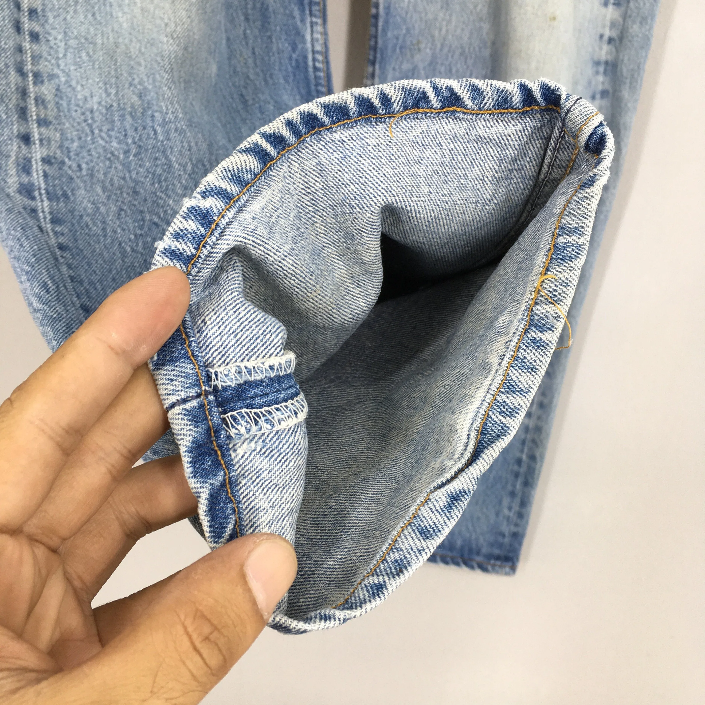 Levi's 501 Distressed Ripped Stonewash Jeans Size 37x28.5