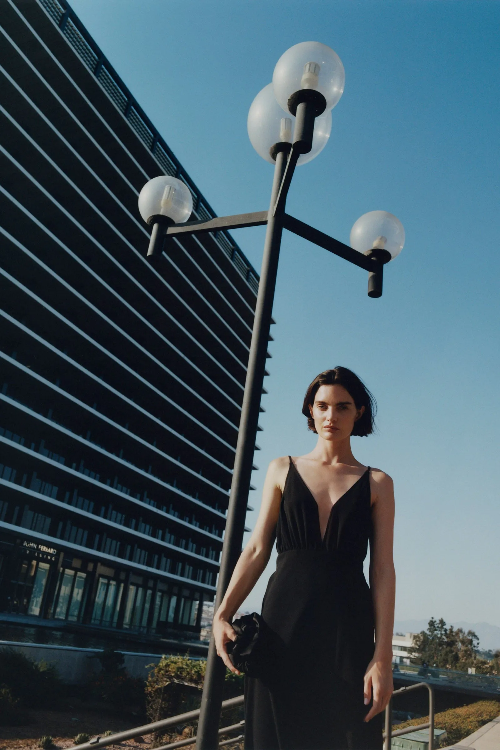 Liana Notch V-Neck Dress