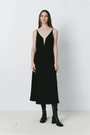 Liana Notch V-Neck Dress