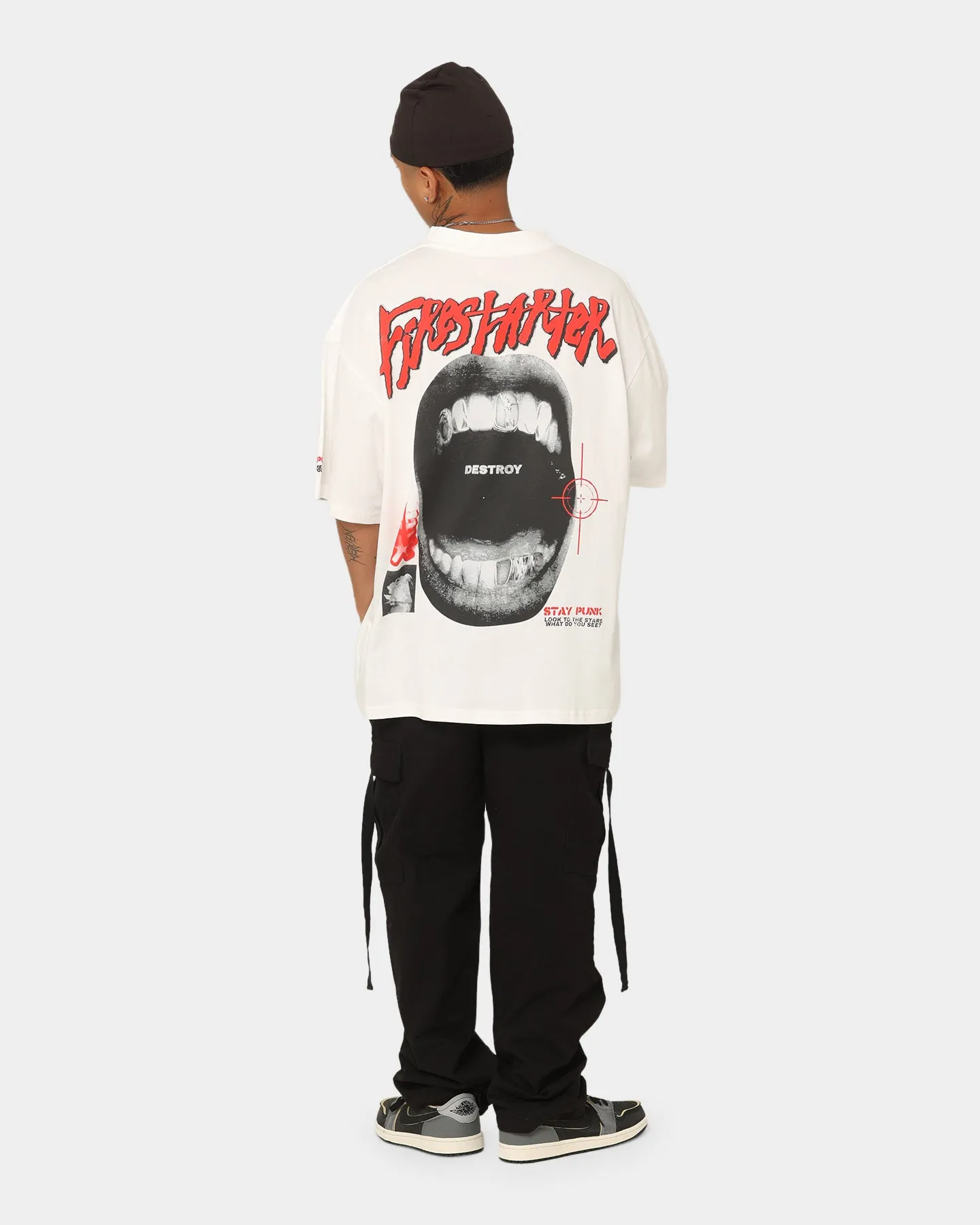 Loiter Firestarter Vintage T-Shirt Off White