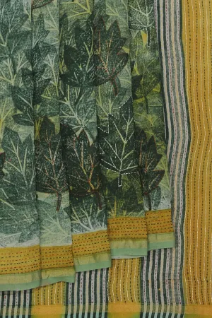 Maheshwari Kantha Embroidered Saree