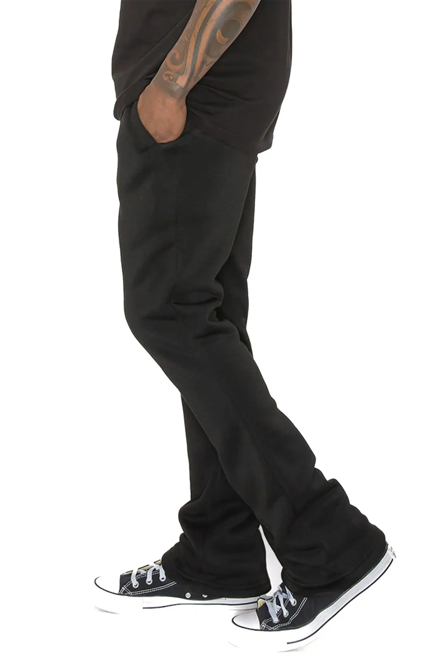 Men's Essential Premium Flared Fleece Sweat Pants