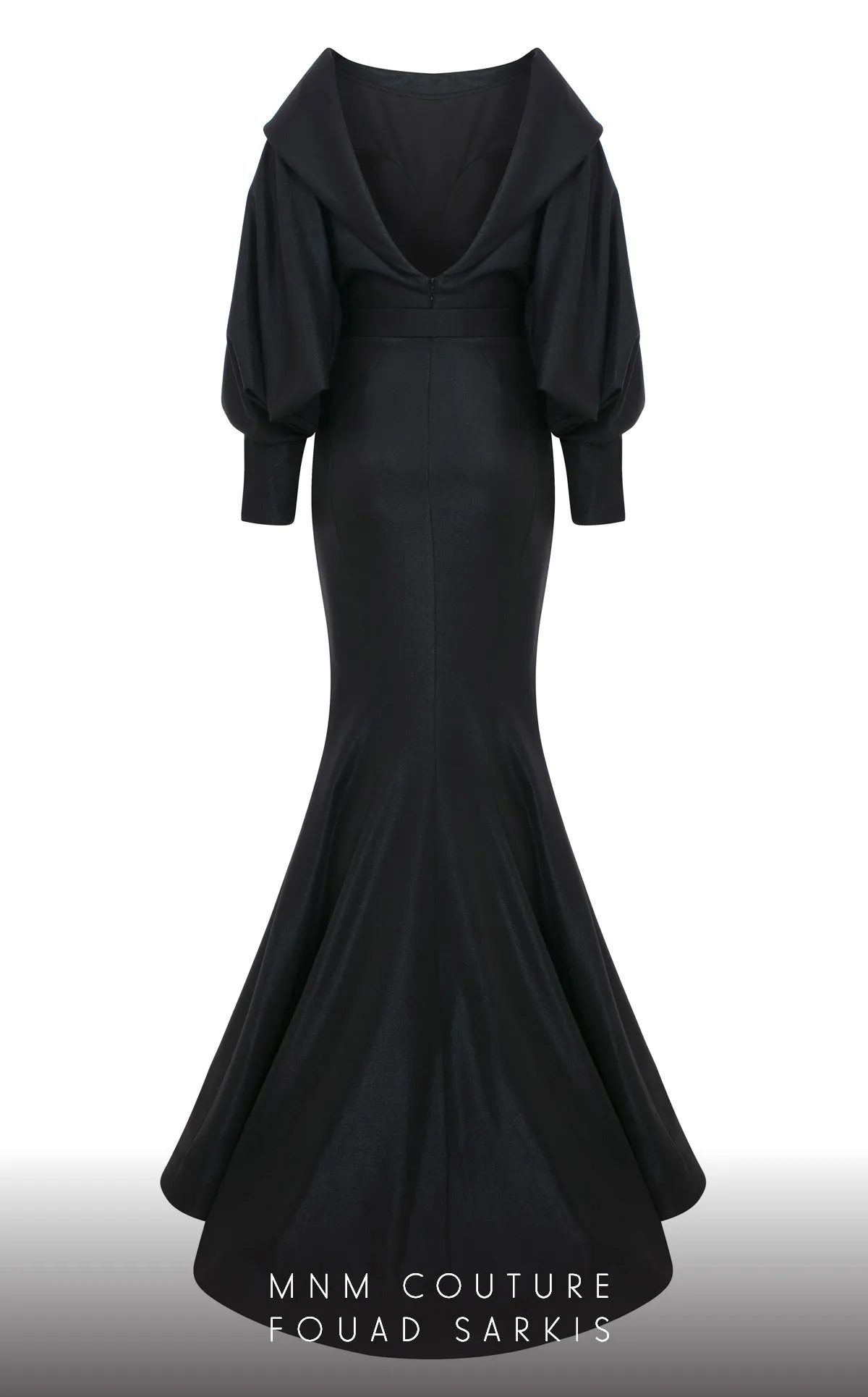 MNM Couture 2752 : Off-The-Shoulder Trumpet Gown with Dramatic Flare