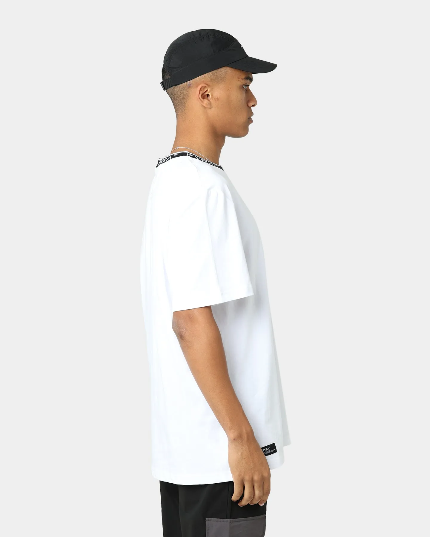 PYRA Jacquard Logo T-Shirt White