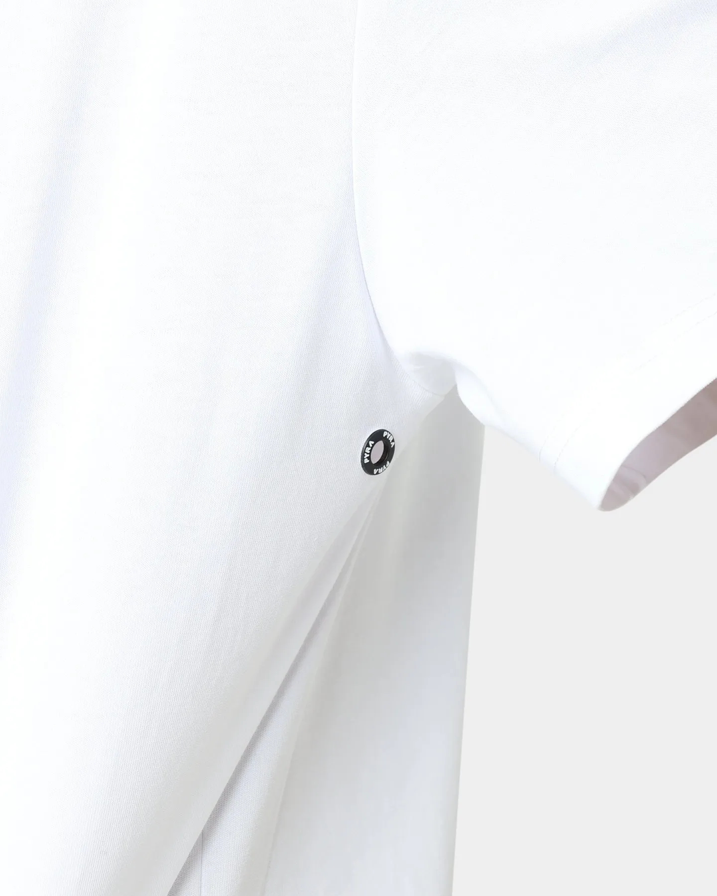 PYRA Jacquard Logo T-Shirt White