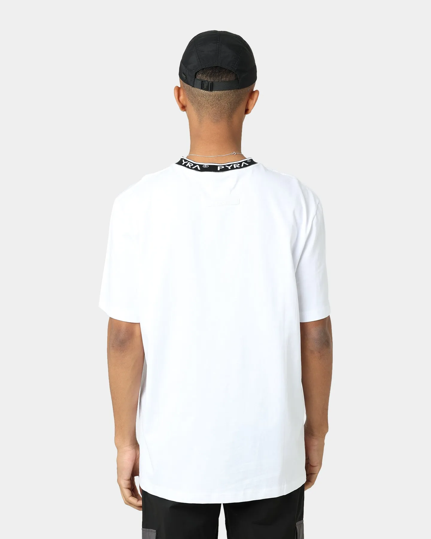 PYRA Jacquard Logo T-Shirt White