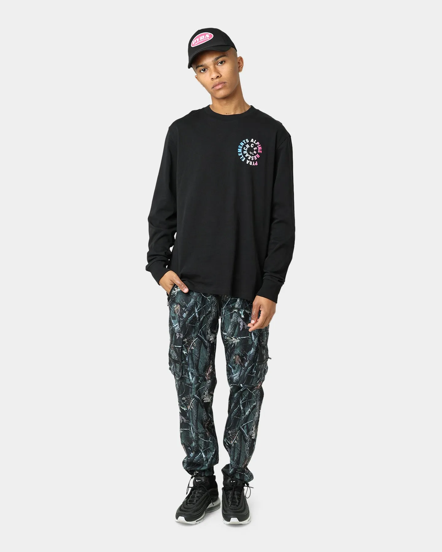 Pyra Spin Out Long Sleeve T-Shirt Black/Multi-Coloured
