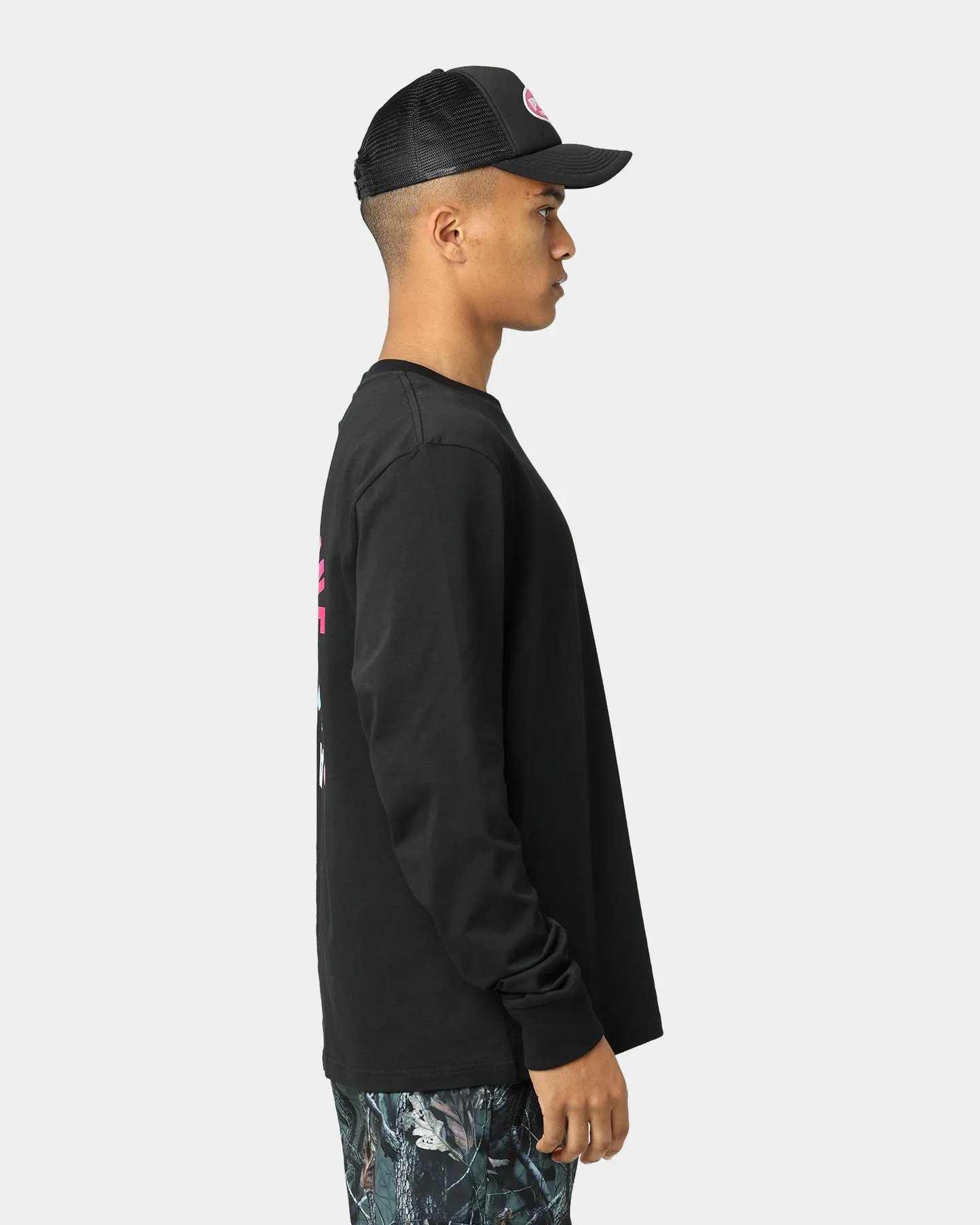 Pyra Spin Out Long Sleeve T-Shirt Black/Multi-Coloured