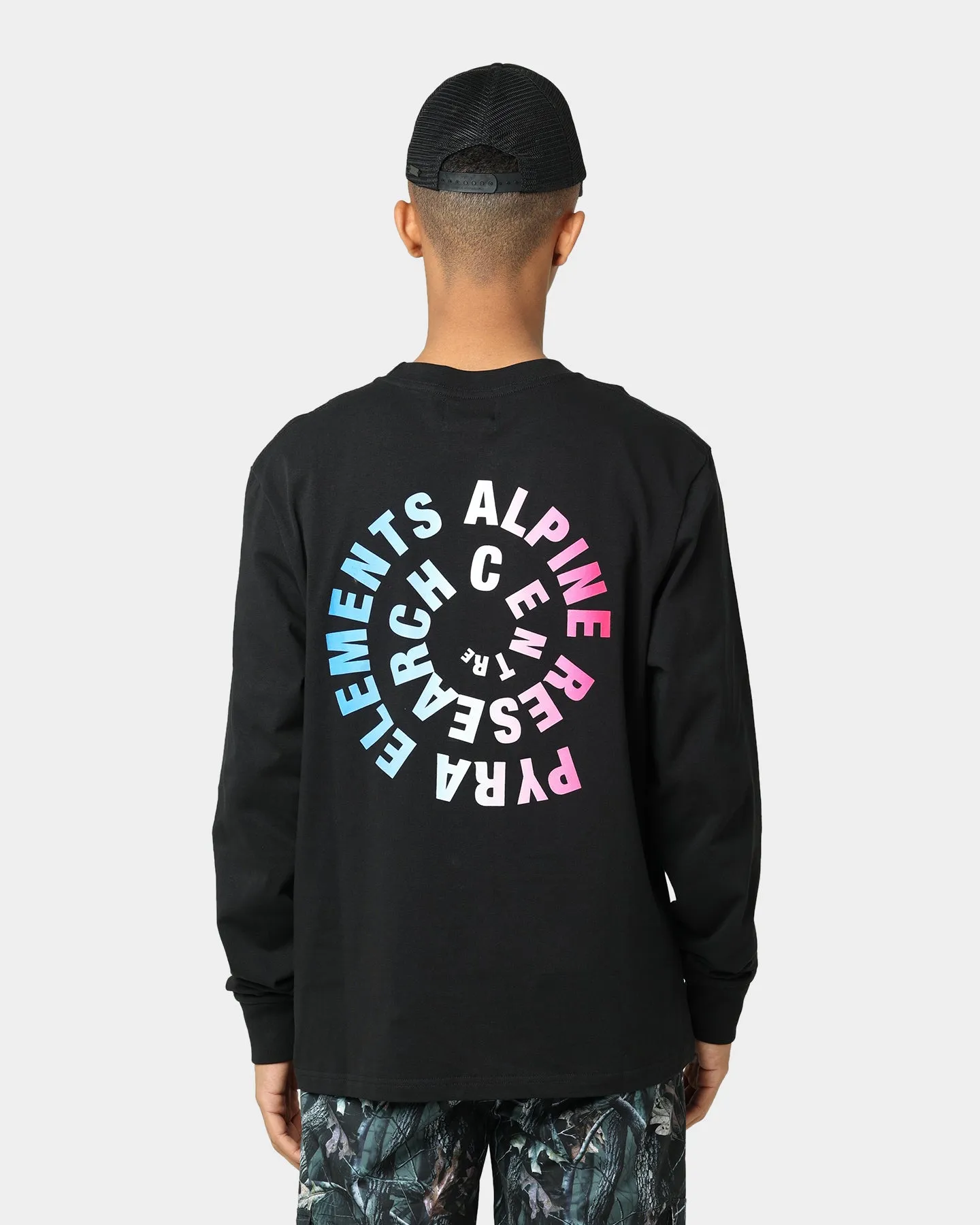 Pyra Spin Out Long Sleeve T-Shirt Black/Multi-Coloured