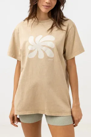 RHYTHM Women's Isle Boyfriend T-Shirt Incense