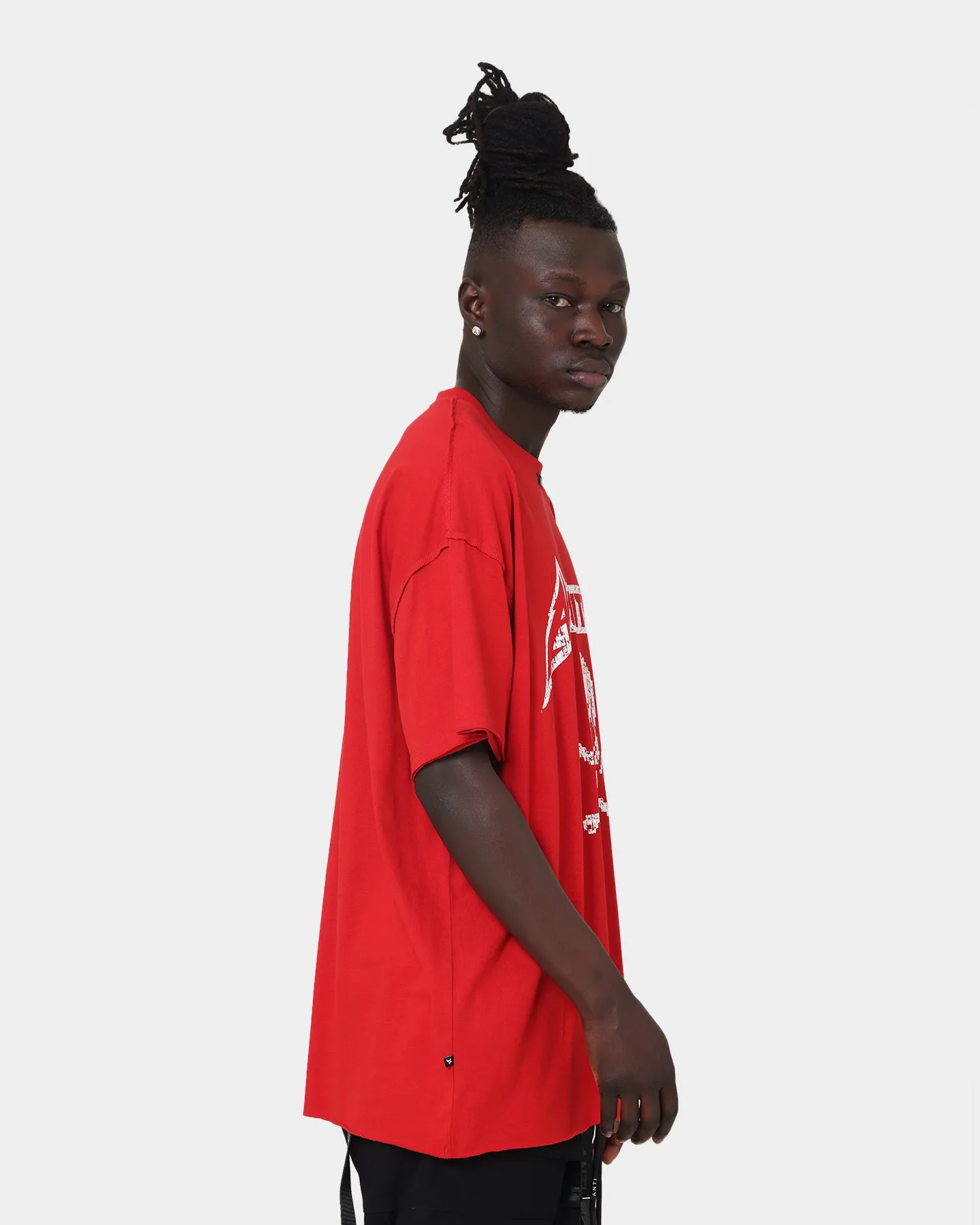 The Anti Order Death Metal Oversized T-Shirt Red/White