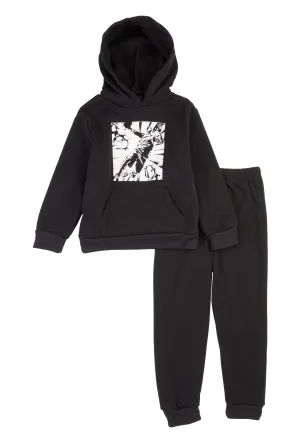 Toddler Boys Basketball Graphic Hoodie and Sweatpants