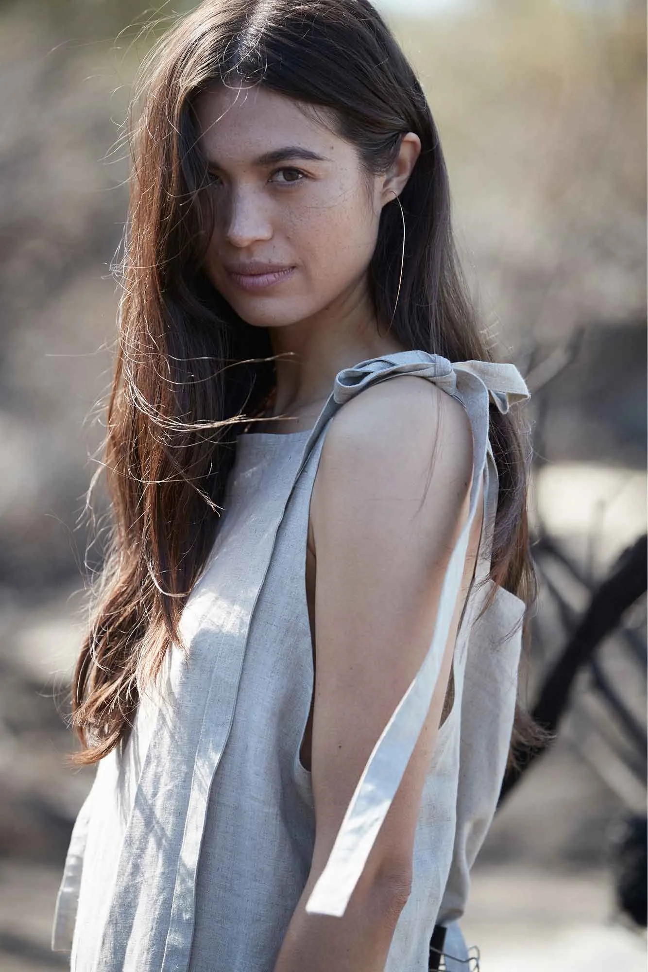 Wilde Linen Jumpsuit Sand
