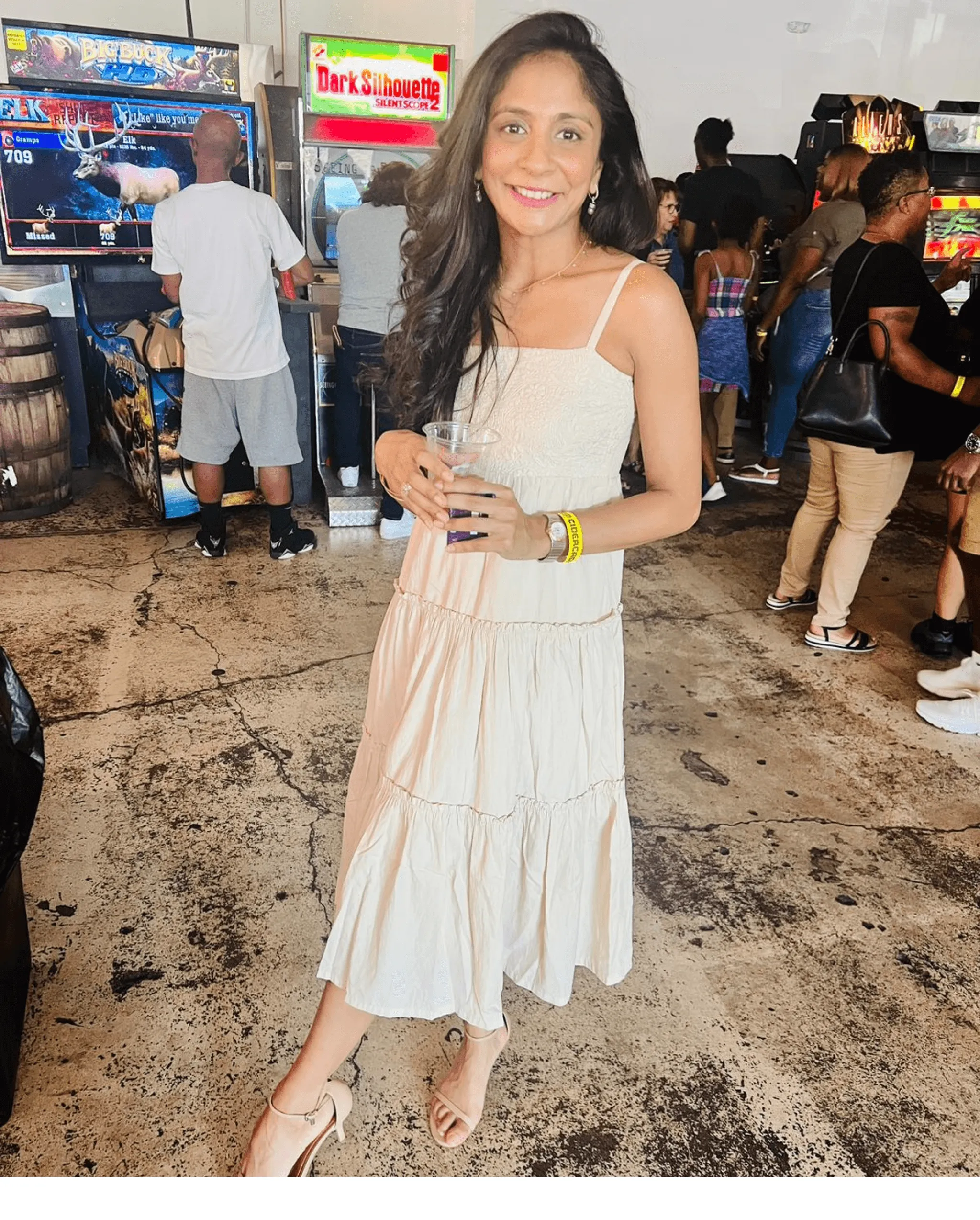 Zaafira Tiered Midi Dress