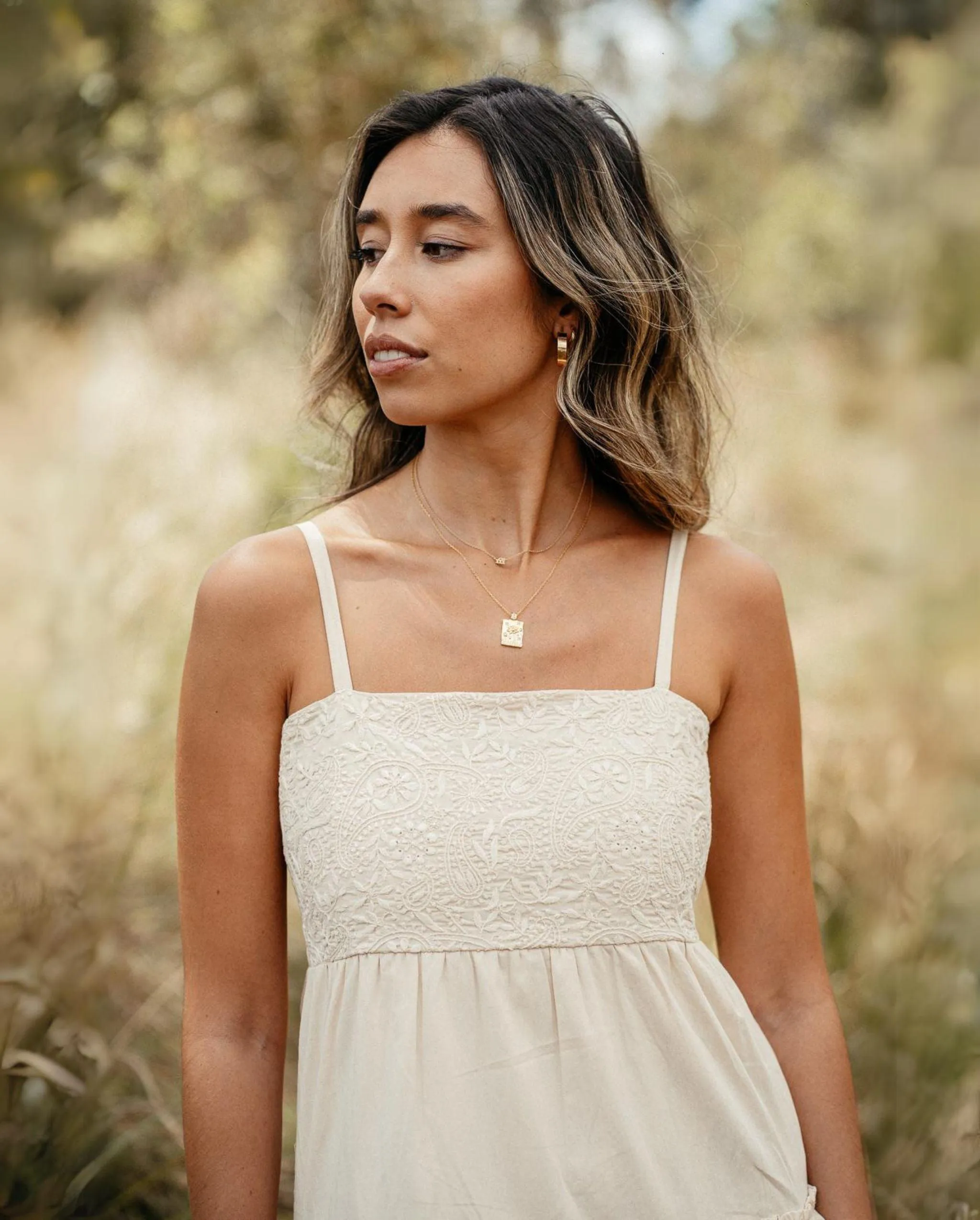Zaafira Tiered Midi Dress
